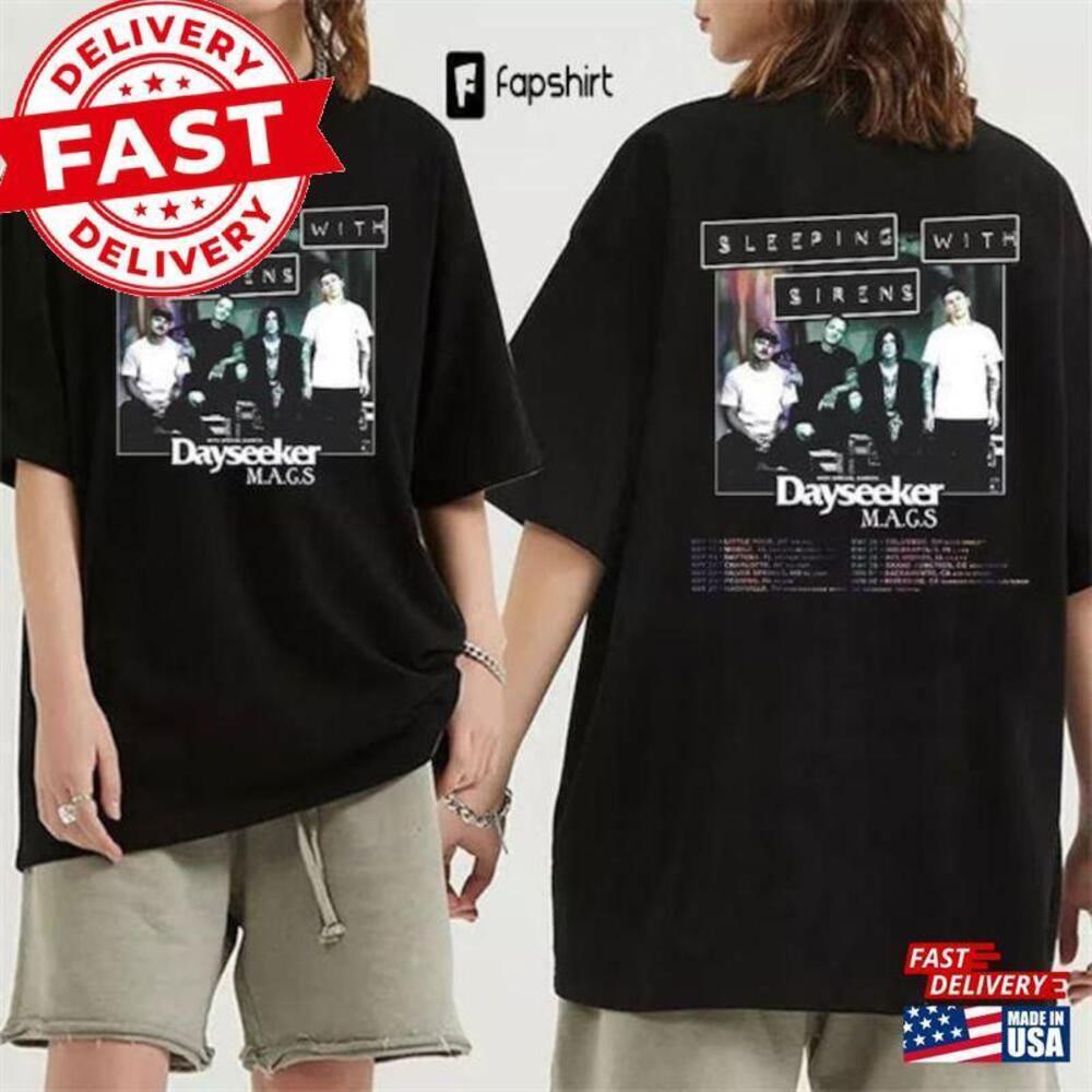 Sleeping With Sirens Tour Shirt Band Fan The Family Tree Us 2 Sided Tshirt